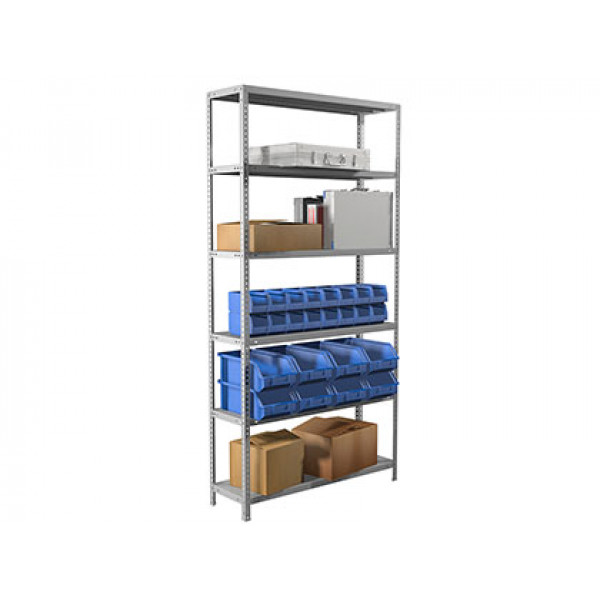 Стеллаж металлический MS Standart 220/100x30/6 Стеллаж металлический MS Standart 220/100x30/6