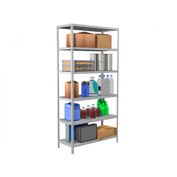 Стеллаж металлический MS Standart 220/100x40/6 Стеллаж металлический MS Standart 220/100x40/6