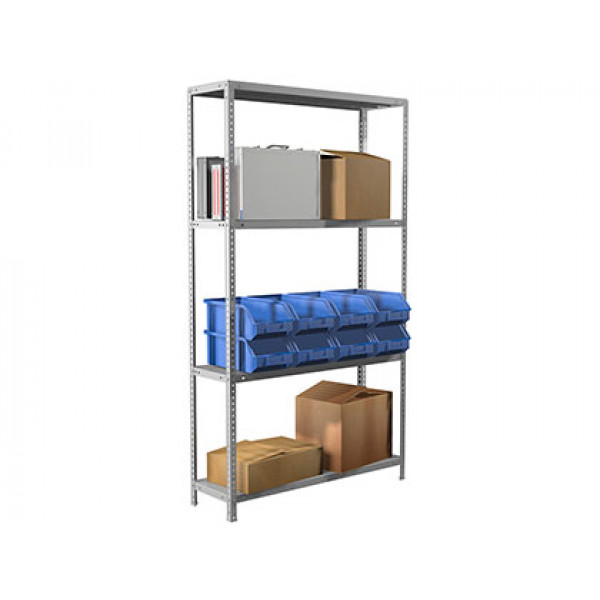 Стеллаж металлический MS Standart 185/100x40/4 Стеллаж металлический MS Standart 185/100x40/4